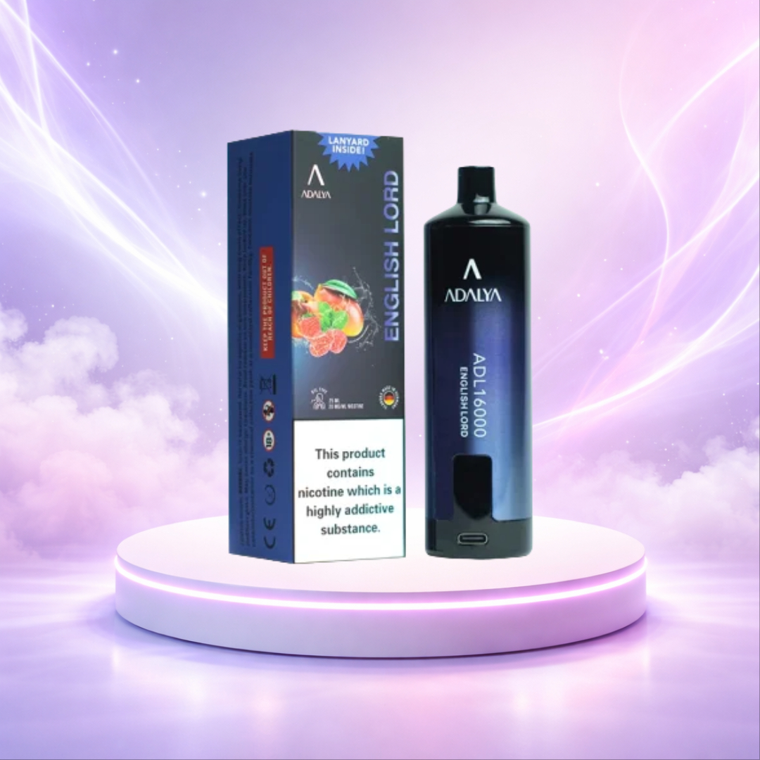Adalya 16K España Vaper Desechable English Lord 16000 caladas - vaper con nicotina puff