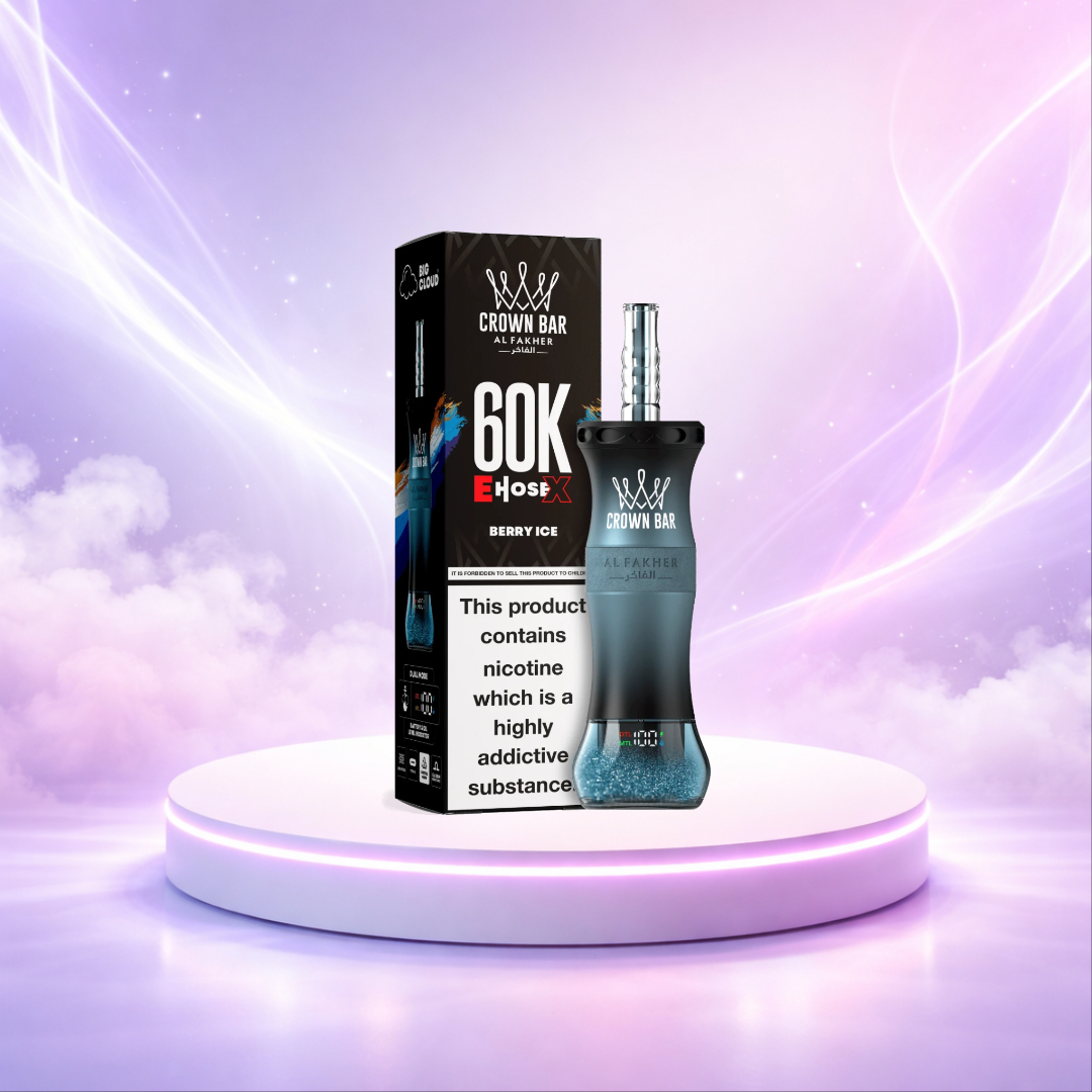 Al Fakher Crown Bar EHose X 60K España Vaper Desechable berry ice 60000 caladas - muchas caladas vaper