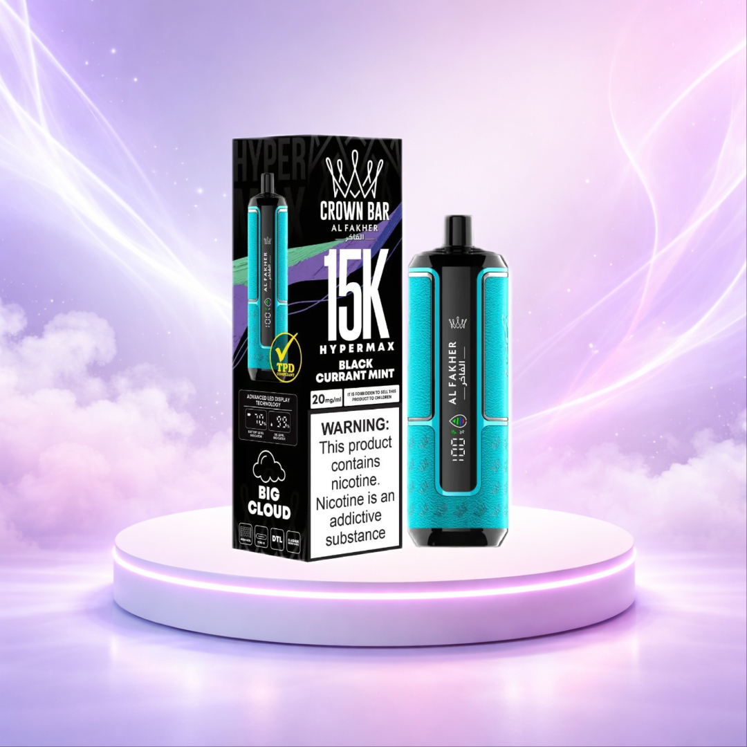 Al Fakher HyperMax 15K España Vaper Desechable black currant ice 15000 caladas - cigarrillos electrónicos desechables